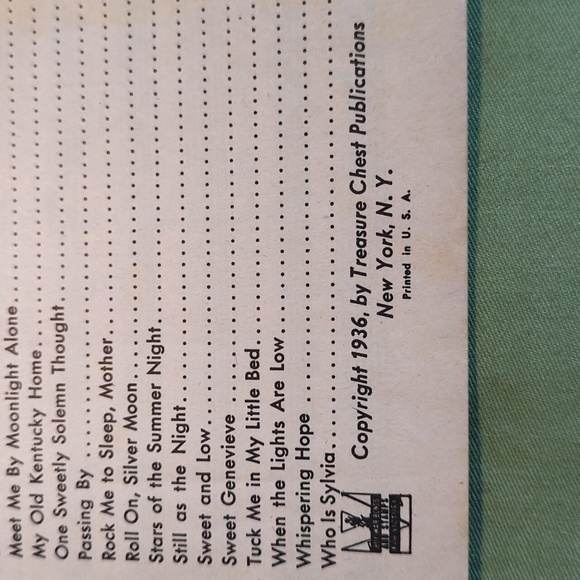 Vintage Treasure Chest of Songs We Love from 1936 - Picture 7 of 8